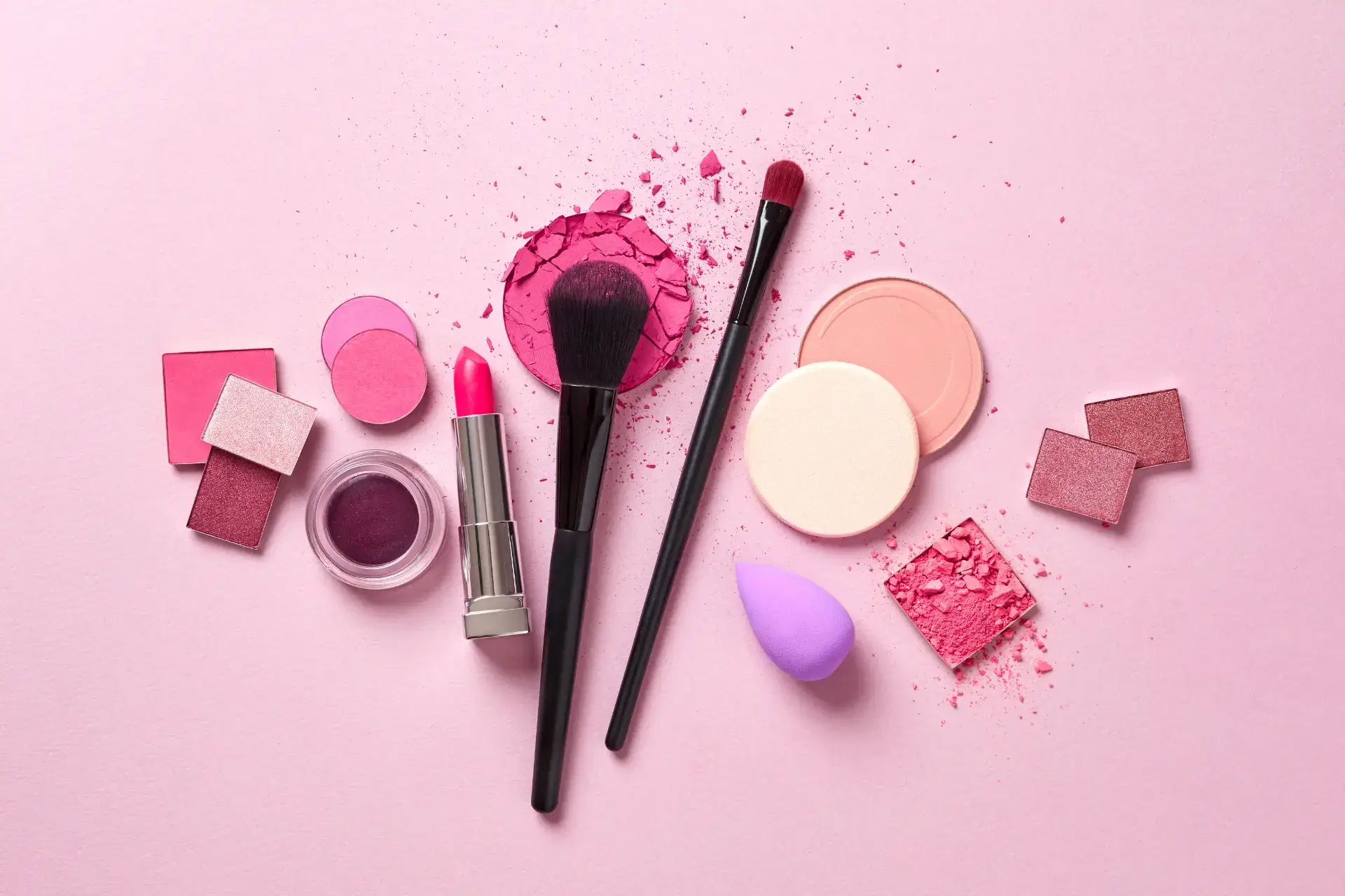 miqsmakeup brush with powder tools